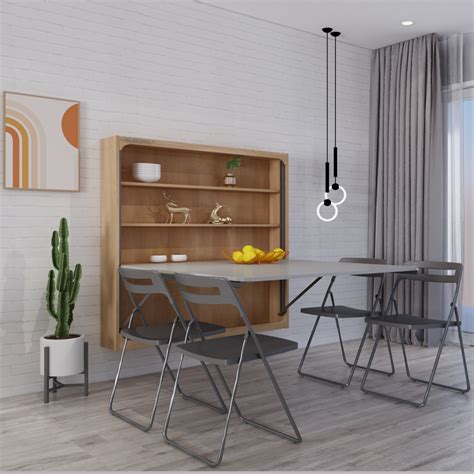 Brew Wall Mounted Dining Table (4x4) – InvisibleBed.com
