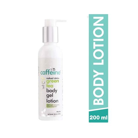 Buy mCaffeine Naked Detox Hydrating Green Tea Body Gel Lotion - (200ml ...