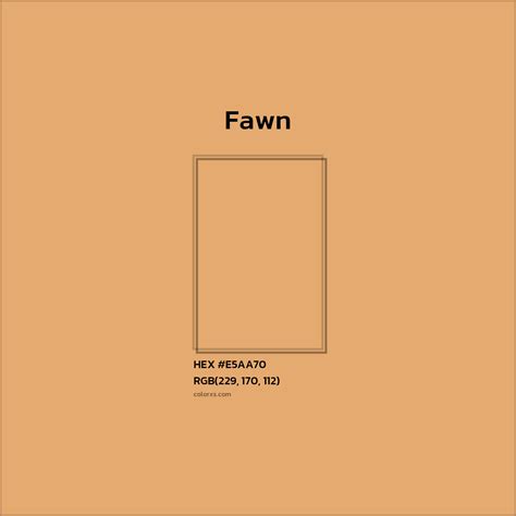 About Fawn - Color codes | Matching colors and paints - colorxs.com
