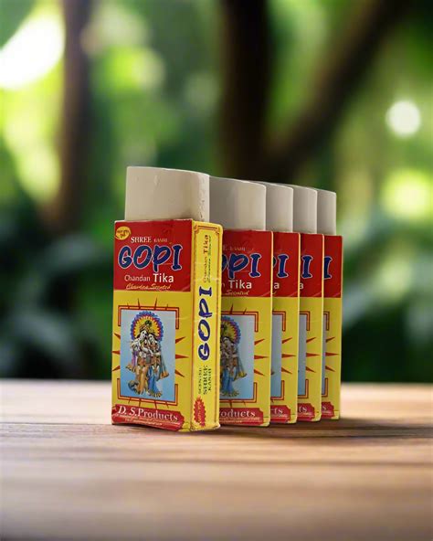 Natural Scented Gopi Chandan Stone Tilak || ISKCON Gopi Tilak (70g, Pa ...