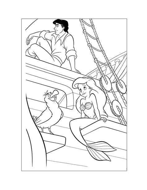 Little Mermaid Coloring Pages – Printable Coloring Pages. FREE