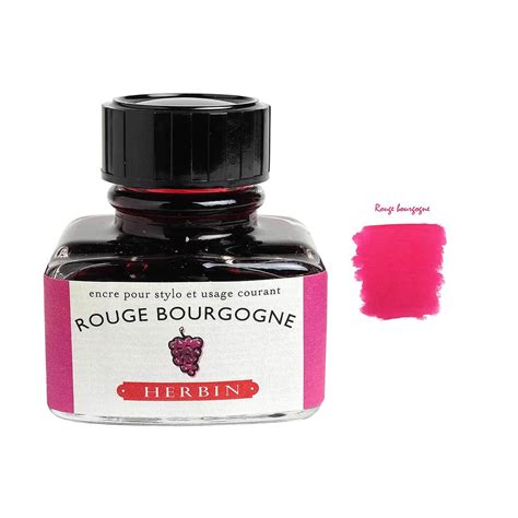 J. Herbin Rouge Bourgogne Ink Bottle - 30ml – Makoba