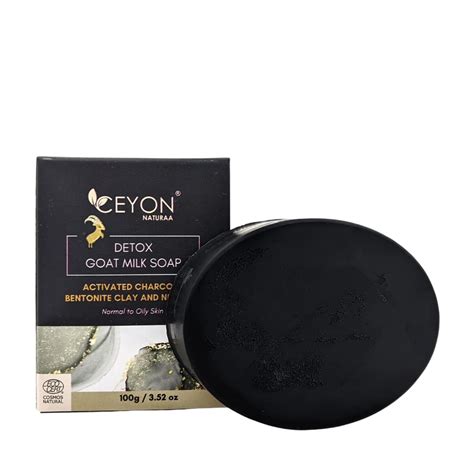 Buy Ceyon Naturaa Detox Goat Milk Soap- 100g | Neem, Charcoal ...