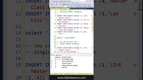 SQL Server Insert Multiple Rows 的图像结果