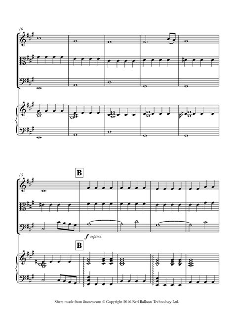 Caccini - Ave Maria Sheet music for Piano Quartet - 8notes.com