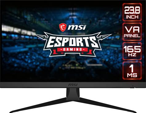 MSI Optix G243 - LCD Esports Gaming Monitor with 165Hz Refresh Rate, 23 ...