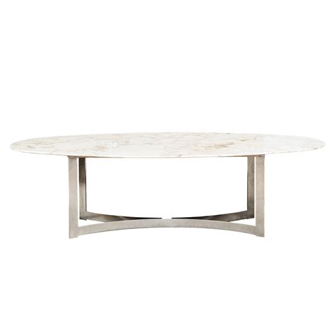Oval Marble Dining Table – HOMYSTYLE