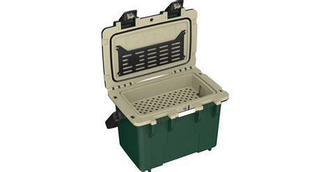 Pelican 14QT Personal Cooler (Hunter Green / Tan) 14Q-1-HGRTAN