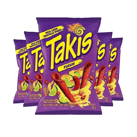 Takis Fuego Spicy Chili Pepper and Lime Rolled Tortilla Chips