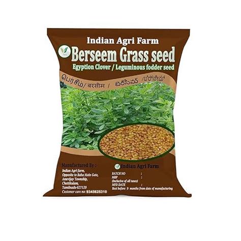 Iagrifarm Berseem/Egyptian clover - 1 Kg - Multicut Animal Green Fodder ...