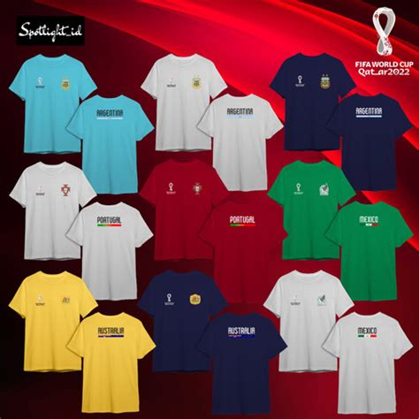 Jual SPOTLIGHT_ID - BAJU KAOS PIALA DUNIA 2022 FIFA WORLD CUP KAOS ...