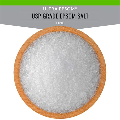 SaltWorks Ultra Epsom Bath Salt, Unscented, Fine Grain, 5 Pound Bag ...