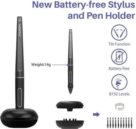 HUION KAMVAS Pro 13 Graphic Drawing Tablet with Screen Full-Laminated ...