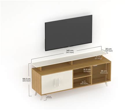 Skiddo TV Unit, Ideal for 55" — Bluewud