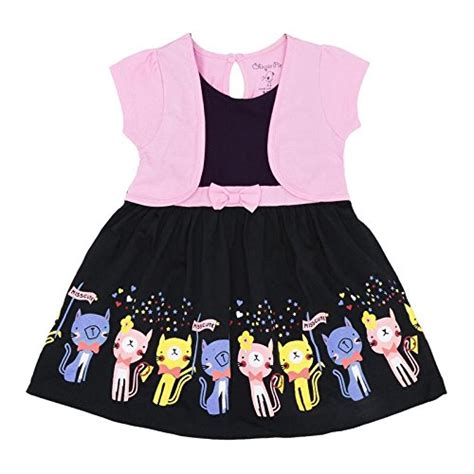 Buy Chirpie Pie by Pantaloons Baby Girls' A-Line Cotton Knee-Long Dress ...