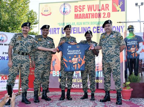 Wular Half Marathon 2.0: BSF hosts T-Shirt unveiling ceremony