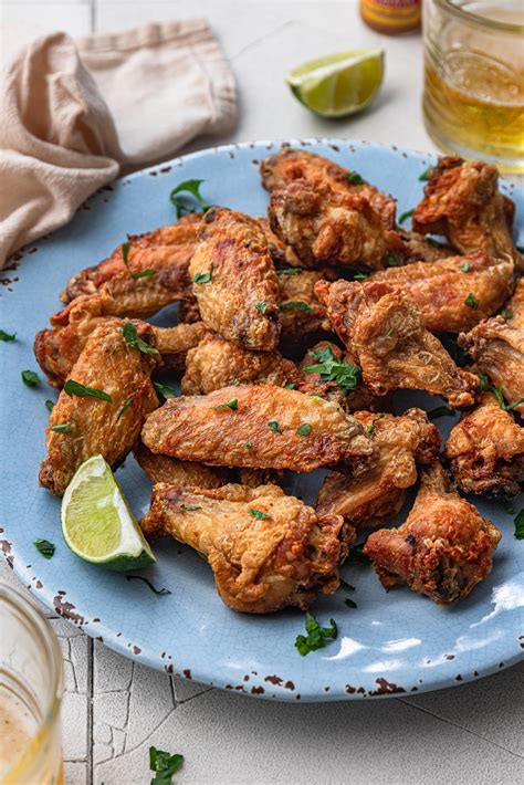 Crispy Air Fryer Chicken Wings (with Secret Ingredient!) - Olivia's Cuisine