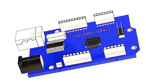 Image result for Arduino Project Model in AutoCAD