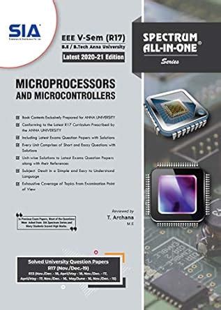Microprocessors and Microcontrollers, B.E/B.Tech V-Semester (R-17 ...