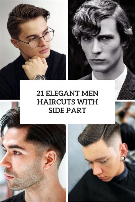 21 Elegant Men Haircuts With Side Part - Styleoholic