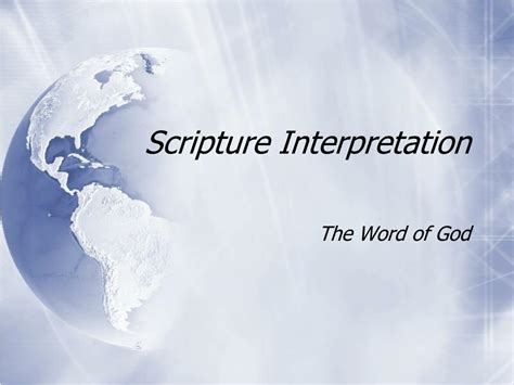 Image result for Interpretation of Scripture