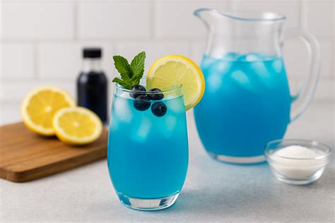 Blue Raspberry Lemonade - Bowl Of Recipes