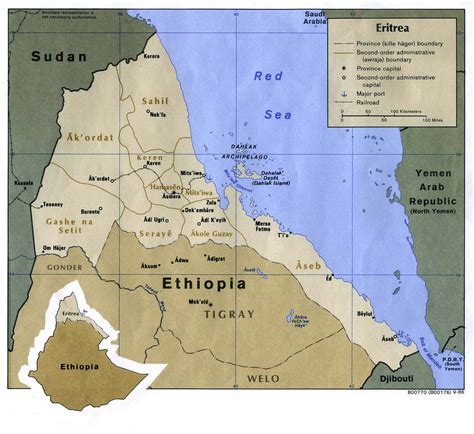 Where Is Eritrea In Africa Map
