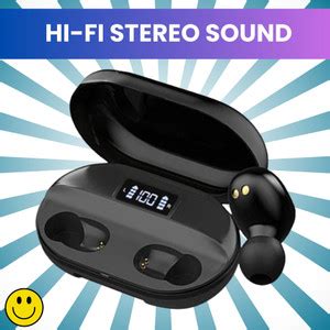SACRO T2 TWS 5.0 Bluetooth Earbuds With Full Touch Control Headphone ...