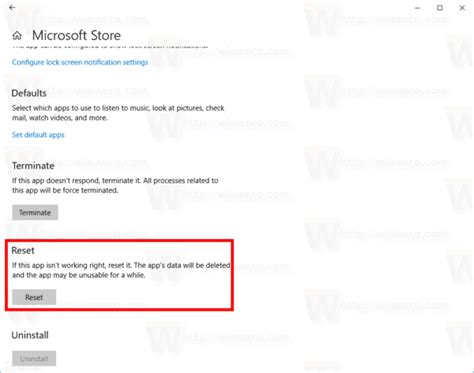 Image result for Reset Microsoft Store App