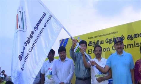 TN Chief Election Officer flags off 'Pedal for Vote Cyclothon' in ...