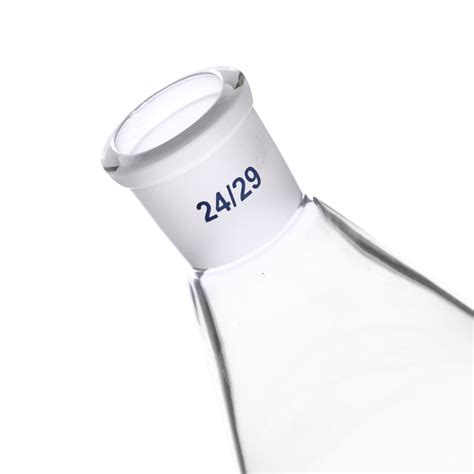 Flask Conical 500ml, Socket size 24/29, narrow neck, with interchangea ...