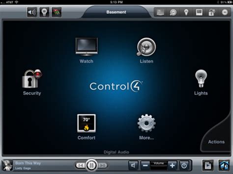Control4 App 的图像结果
