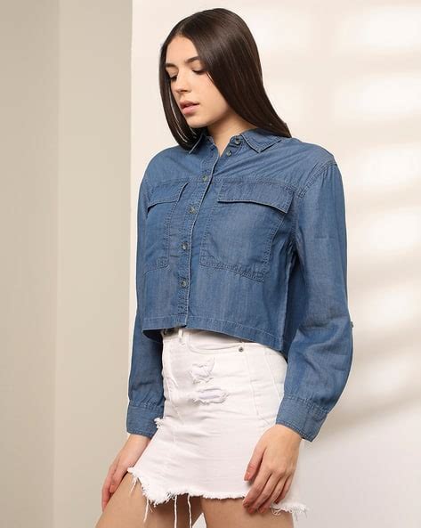 Buy Blue Tops for Women by Shein Online | sheinindia.in