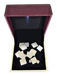 AstroSale Chandi Ke Chakor(11 Piece) | Solid Silver Square Piece | for ...