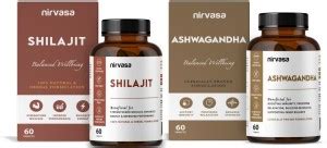 Nirvasa Shilajit Tablets and Ashwagandha Tablets For Improving Immunity ...