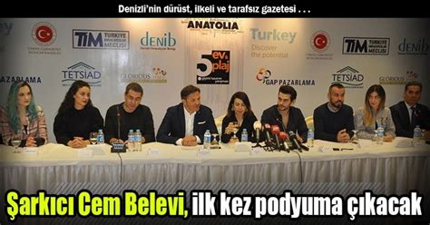 Şarkıcı Cem Belevi, ilk kez podyuma çıkacak | Denizli Yeni Olay Haber