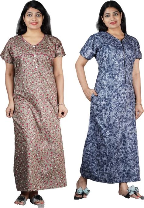 INDIAN CRAFT CASTLE Women Nighty - Buy INDIAN CRAFT CASTLE Women Nighty ...