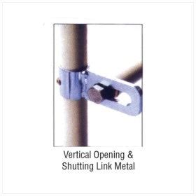 Trueliving_Vertical Opening & Shutting Link Metal White Blue ...