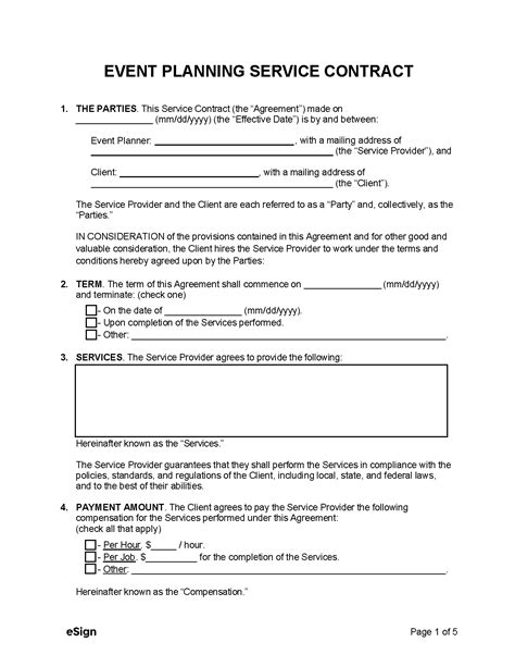 Free Service Contract Templates (21) | PDF | Word