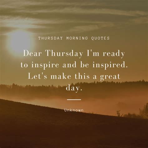 The Ultimate Collection: 120 Good Morning Thursday Inspirational Quotes