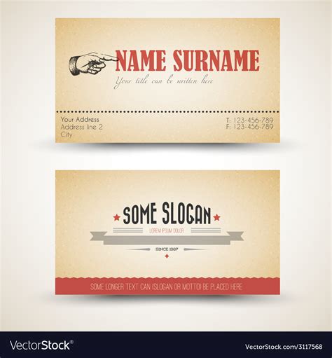 Vintage Style Business Cards 的图像结果