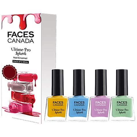 Buy Faces Canada Ultime Pro Splash Mini Nail Enamel - Linty, Viola ...