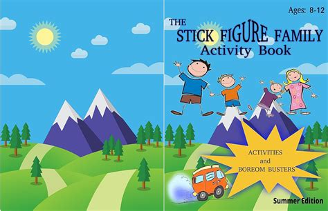 The Stick Figure Family Activity Book For Kids Ages 8-12: Fun ...