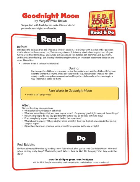 Goodnight Moon Words
