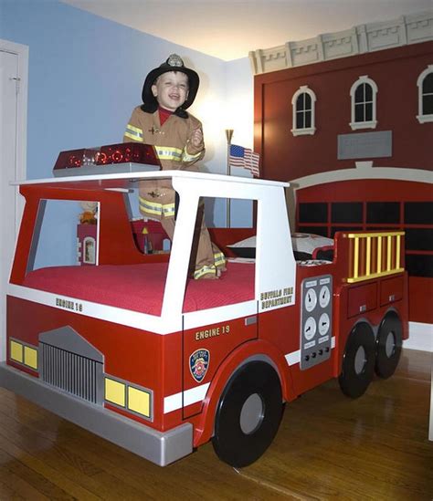 Fire truck kids bed build – Artofit