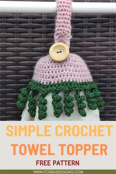 Image result for Buttonless Crochet Towel Topper Pattern