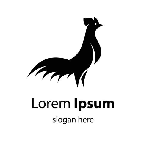 Hahn-Logo-Bilder | Premium Vektor