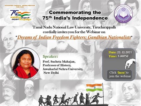Dreams of Indian Freedom Fighters: Gandhian Nationalists | TNNLU