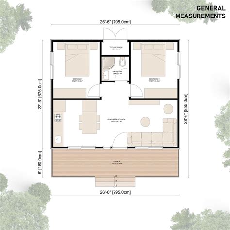2 Bedroom Tiny House DIY Plan – Affordable, Modern, and Nature-inspired ...
