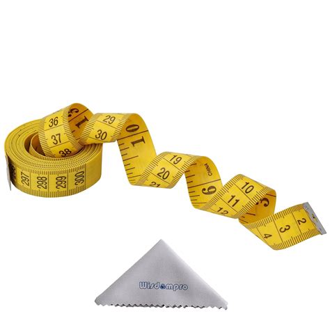 1 Pack Tape Measure, Wisdompro 120 inch 300cm Soft Measuring Tape for ...